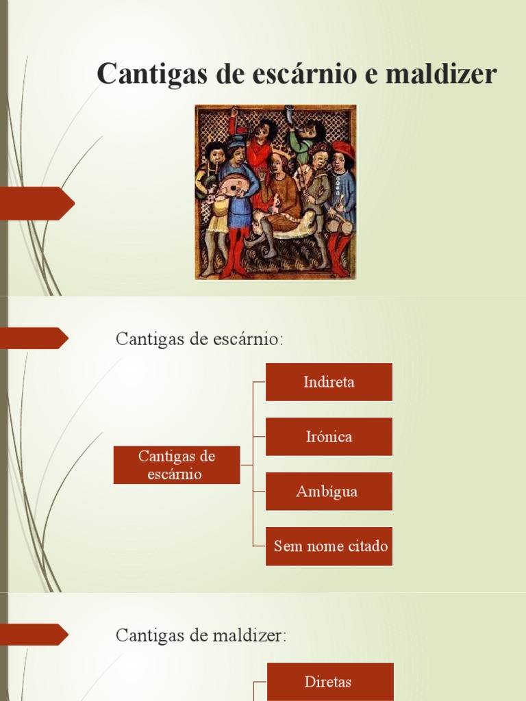Cantigas de Escárnio e Maldizer | PDF