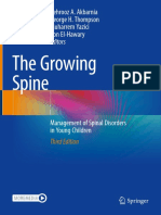 The Growing Spine Management of Spinal Disorders in Young Children (Etc.)