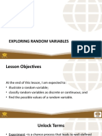 Unit - I - Lesson 1 - Exploring - Random - Variables