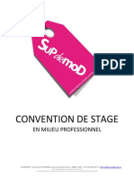 Stage MK1 - Convention de Stage SUPDEMOD - Stage Décembre 2017-Janvier 2018