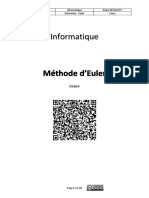Simu - Dérivation Euler - Cours