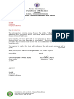 Letter For Permits