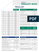 Trident Embassy Reso Price List-6