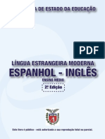 Apostila SEED Língua Estrangeira - Espanhol - Inglês