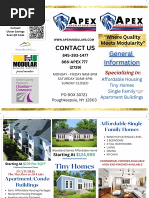 Apex General Info Tri-fold Brochure