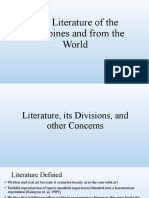 21st Literature of The Philppines and From The World