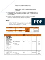 Programa de Auditoria Operacional