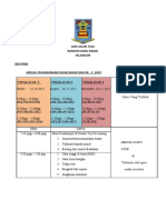 Jadual Segak Kali Ke 2 2022