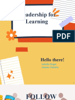 Leadership For Learning