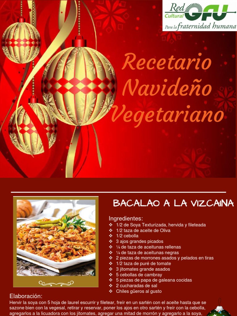 Recetario de Cocina Navideña | PDF | Postres | Cocina