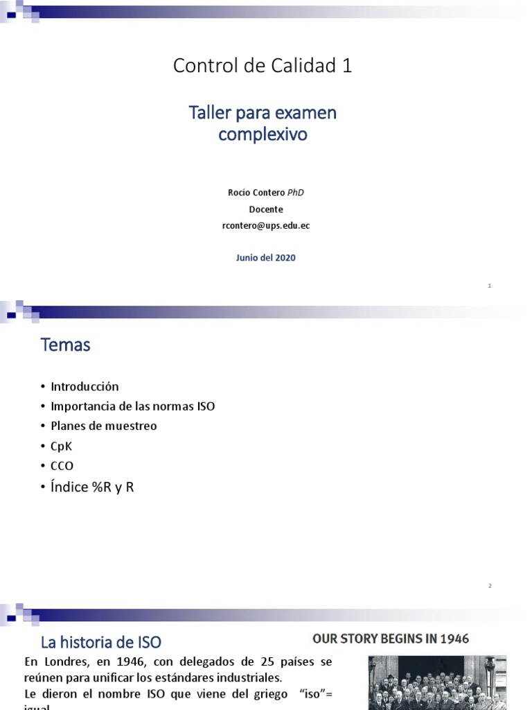Control de Calidad | PDF | Finanzas y dinero