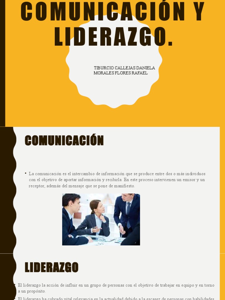 Comunicación Efectiva en el Liderazgo | PDF | Liderazgo | Comunicación