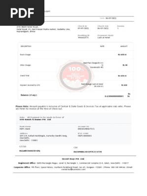 Payment Receipt