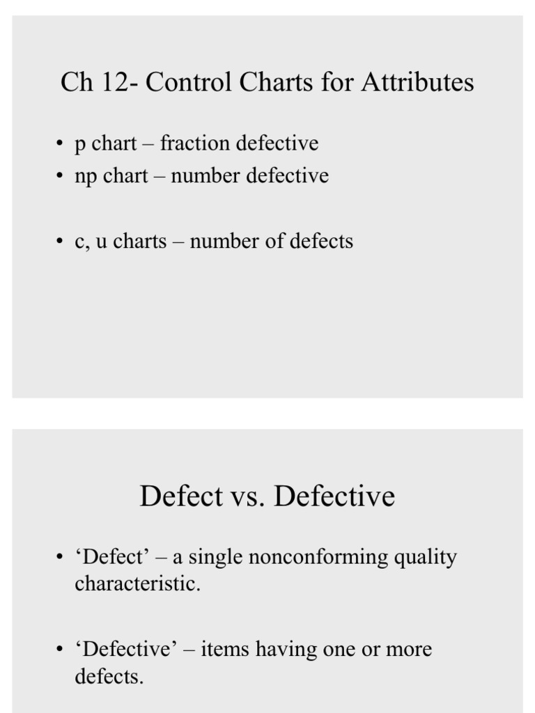 Control Charts | PDF