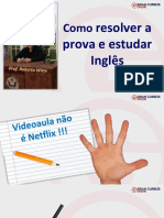 Resolver A Prova e Estudar Inglês