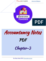 Accountancy Notes PDF Class 12 Chapter 3