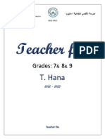 Teacher File