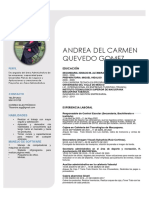 Curriculum Andrea Del Carmen Quevedo Gomez Modificado 2022