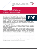 Briefing Note Prepared by Pegasus Planning Group: WWW - Pegasuspg.co - Uk