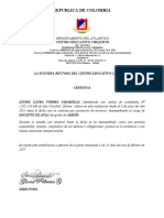 Certificado Laboral Leydis Torres