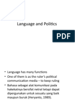 Language and Politics