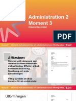 Administration 2 Moment 3 Dokument På Jobbet