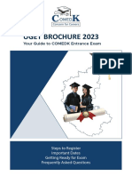 Comedk 2023 Exam Brochure Version 1 - 0 Notified On 15 February 2023