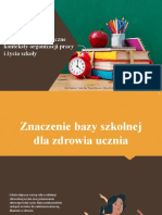 GR.G Zdrowotno-Higieniczne Konteksty Organizacji I Życia Szkoły