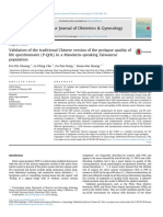 Validation of The Traditional Chinese Version of The Prolapse Quality of Life Questionnaire P Qol in A Mandarin Speaking Taiwanese Population