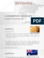 A Homeopatia No Mundo