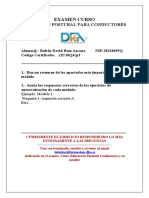 Examen Dka Educación Postural Conductores