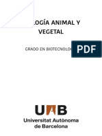 Apuntes Biología Animal y Vegetal