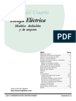 Estufa Eléctrica: Manual Del Usuario Manual Del Usuario
