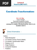 Lecture-6 Coordinate Transformations