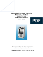 Automatic Kinematic Viscosity Measuring System Model - AKV-202 Instruction Manual