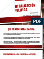 Descentralización Política