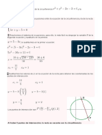 Posiciones Relativas Recta-Circunferencia