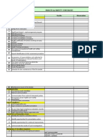 H&S Checklist 