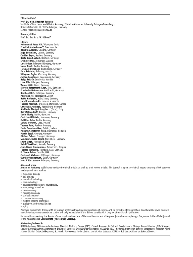editorial-board-2021-annals-of-anatomy-anatomischer-anzeiger