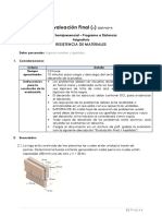 Evaluación Final - Resistencia de Materiales - 2023 00