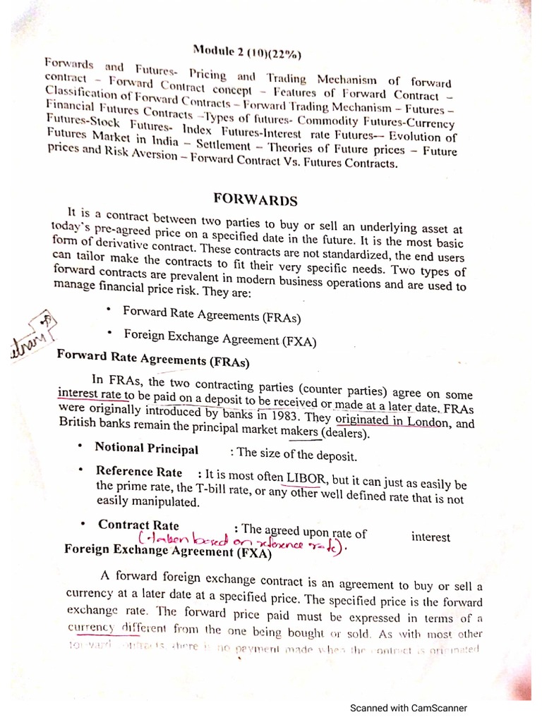 Derivatives Module 2 Pdf