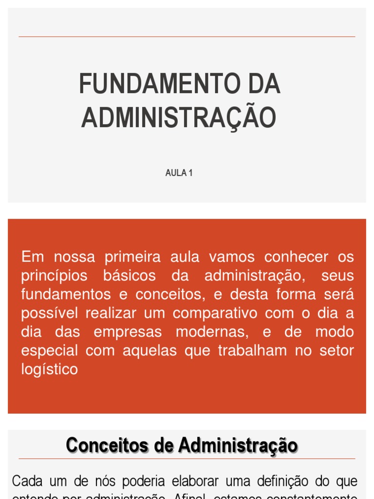 Principios Básicos Da Administração | PDF | Sociedade | Economias