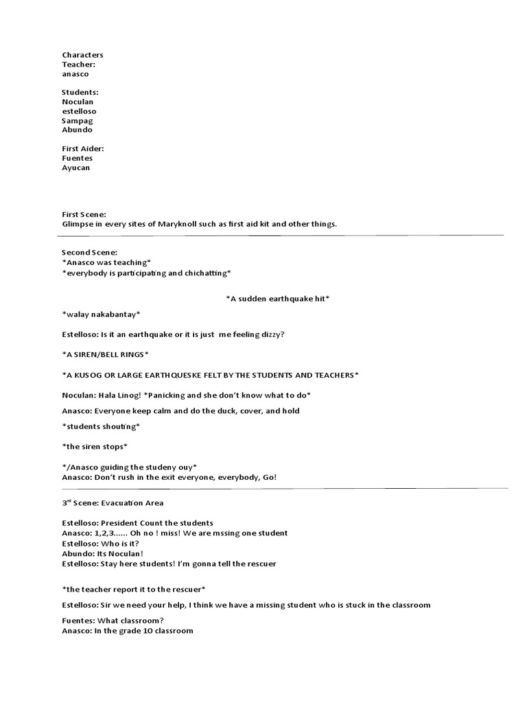 Earthquake | PDF