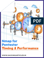 Nmap Scan With Timing Parameters PDF