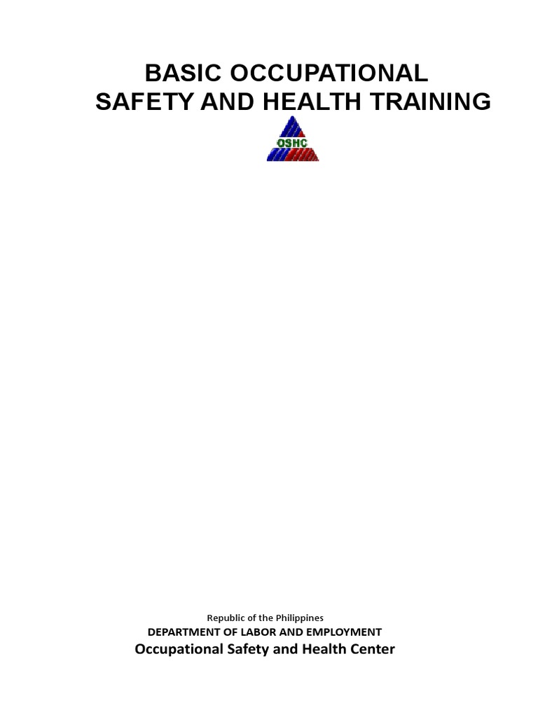 Basic Occupational Safety and Health Training | PDF | Occupational ...