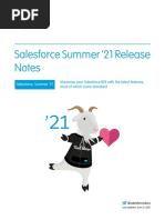 Salesforce Summer21 Release Notes