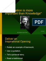 Imagination Is More Important Than Knowledge