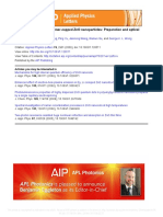 Highly Monodisperse Polymer-Capped Zno Nanoparticles: Preparation and Optical Properties