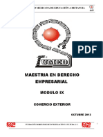 Modulo IX Comercio Exterior - Octubre - 2013
