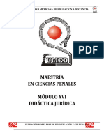 Didáctica Jurídica en la UMED: Enseñanza del Derecho